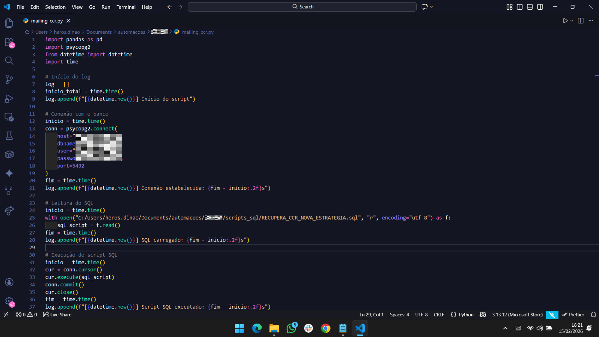 Imagem extra 1 do projeto Pipeline de Dados Automatizada para Campanhas de Mailing
